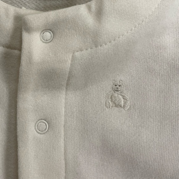 Baby Gap Set Off-White Long Sleeve Cardigan Sweater and Sweatpants 18-24 Months - Picture 7 of 14